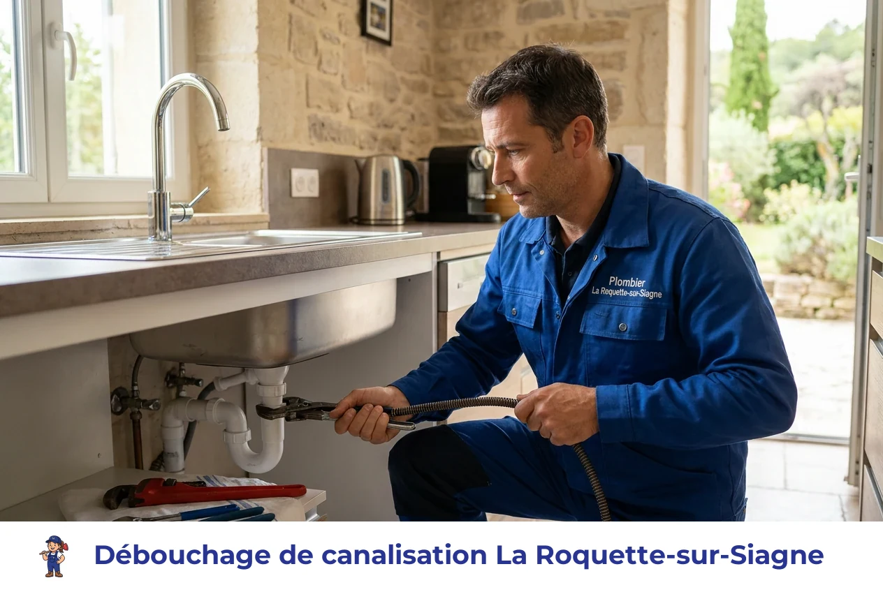 Débouchage de canalisation à La Roquette-sur-Siagne