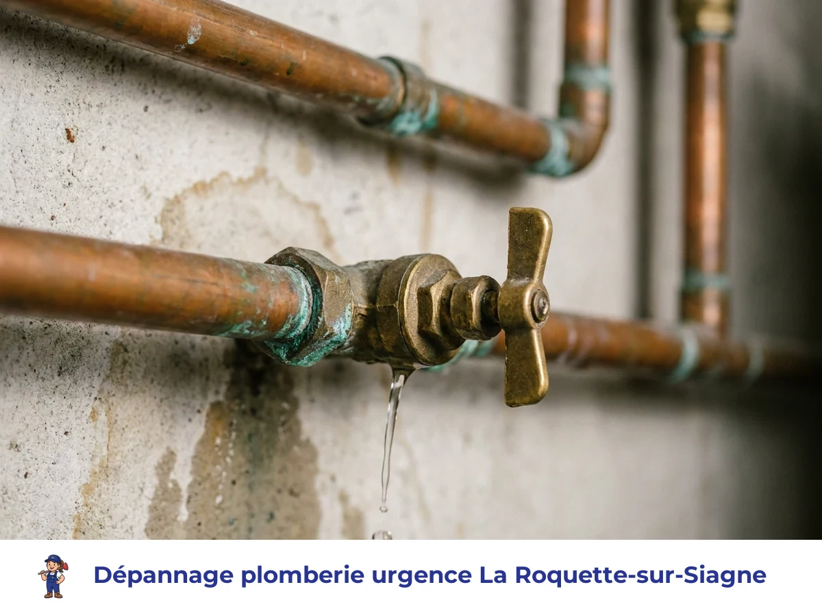Dépannage plomberie urgence à La Roquette-sur-Siagne
