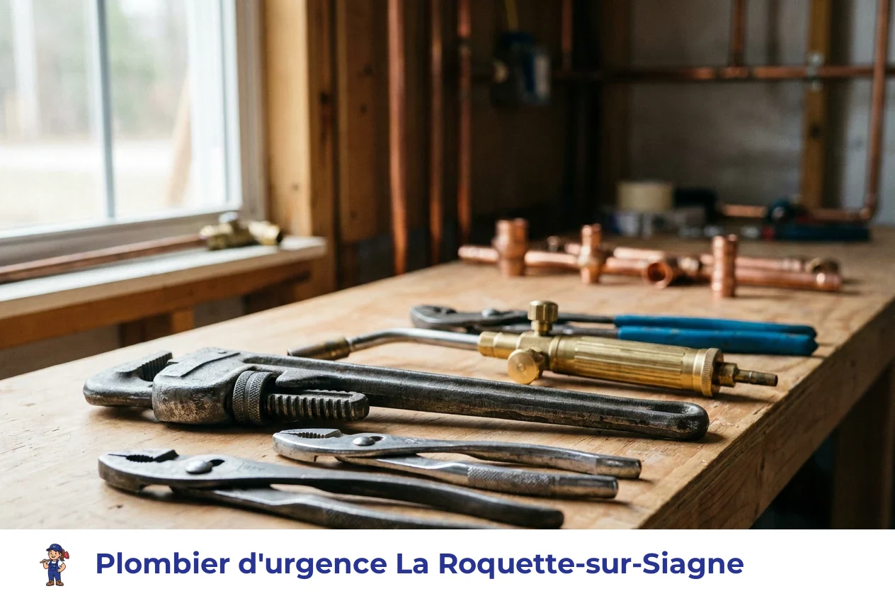 Plombier d'urgence à La Roquette-sur-Siagne