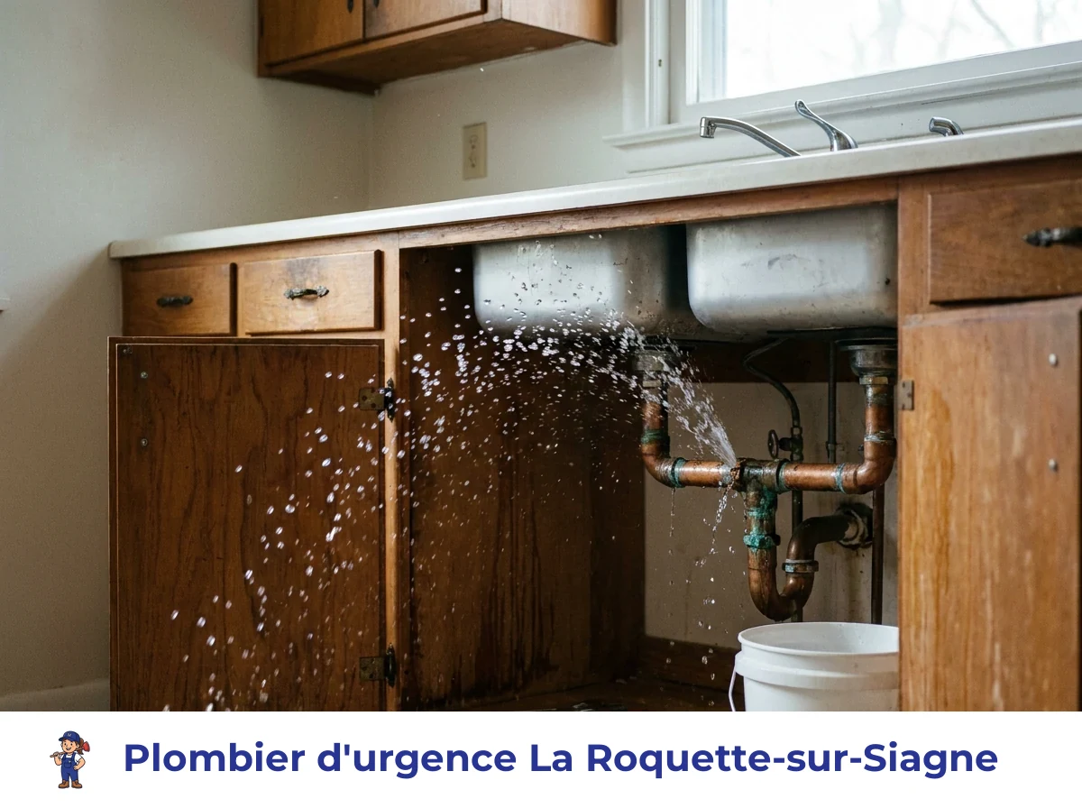 Plombier d'urgence à La Roquette-sur-Siagne