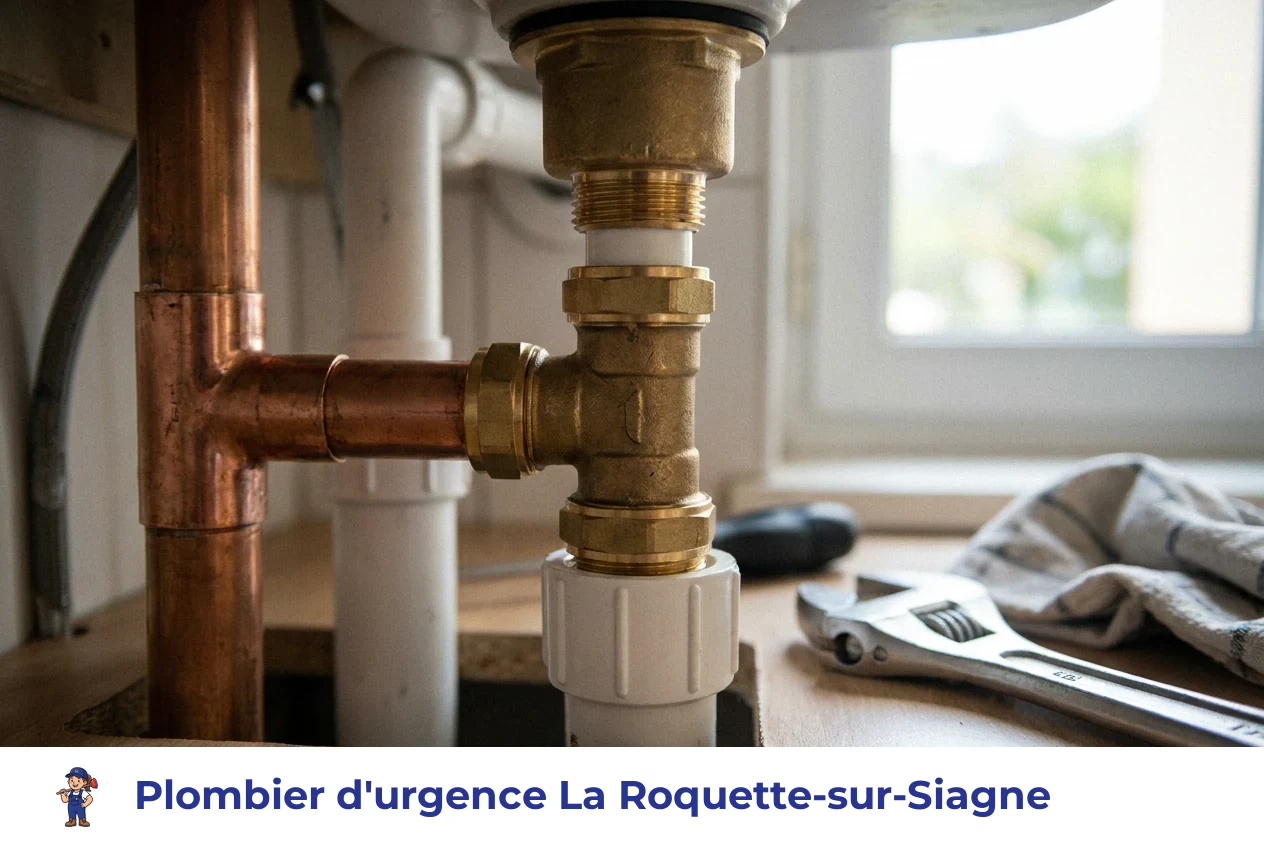 Plombier d'urgence à La Roquette-sur-Siagne