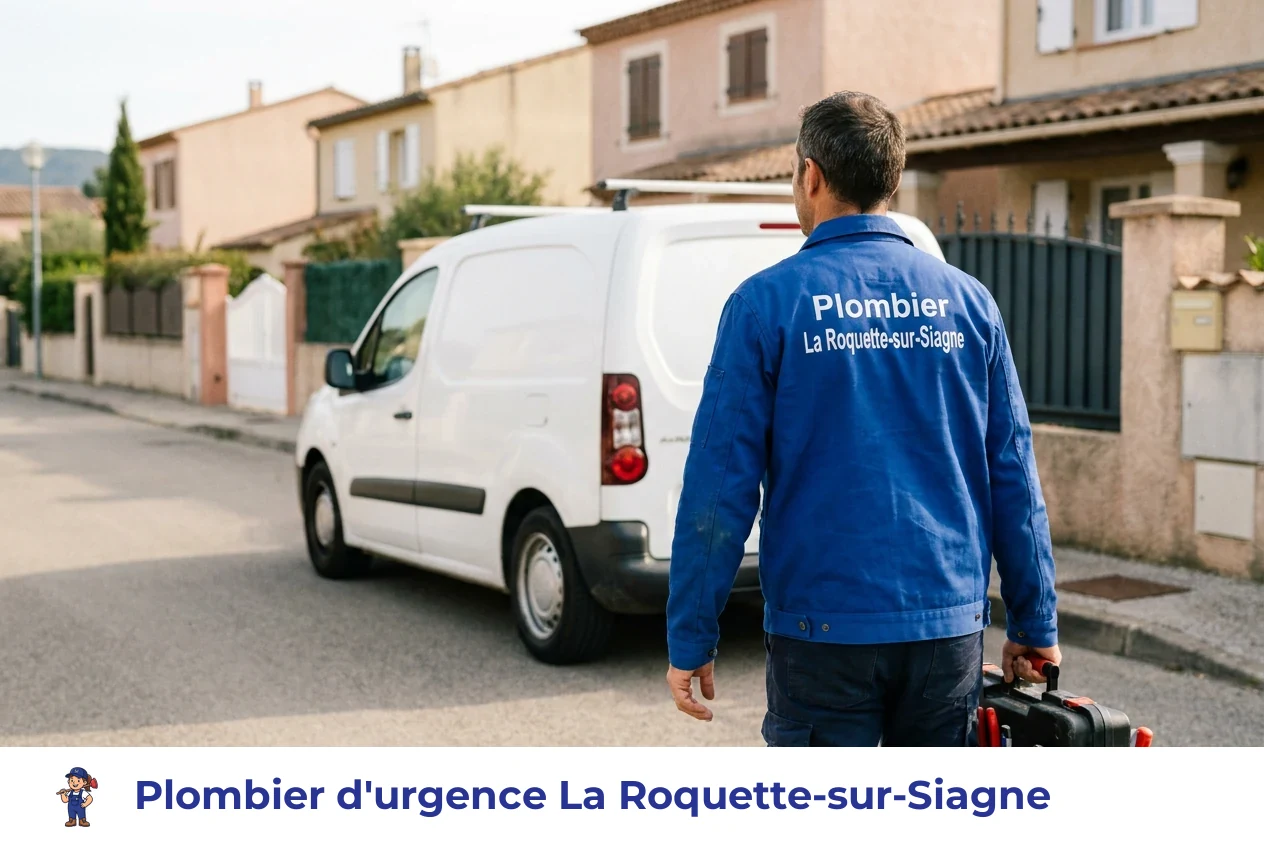 Plombier d'urgence à La Roquette-sur-Siagne