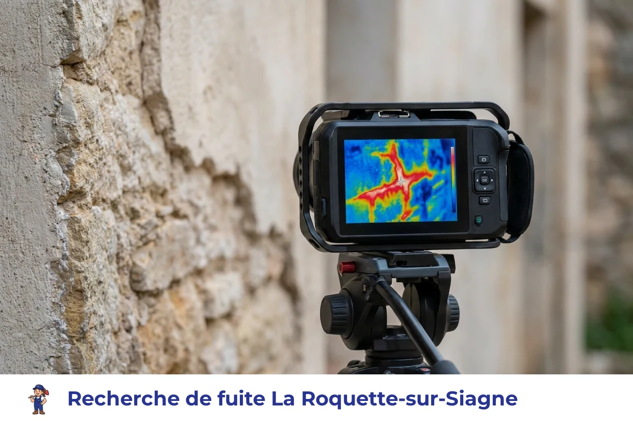Recherche de fuite à La Roquette-sur-Siagne