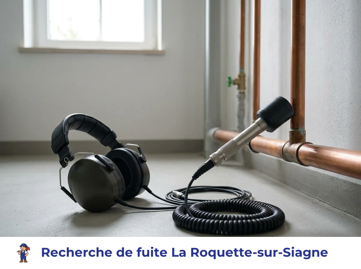 Recherche de fuite à La Roquette-sur-Siagne