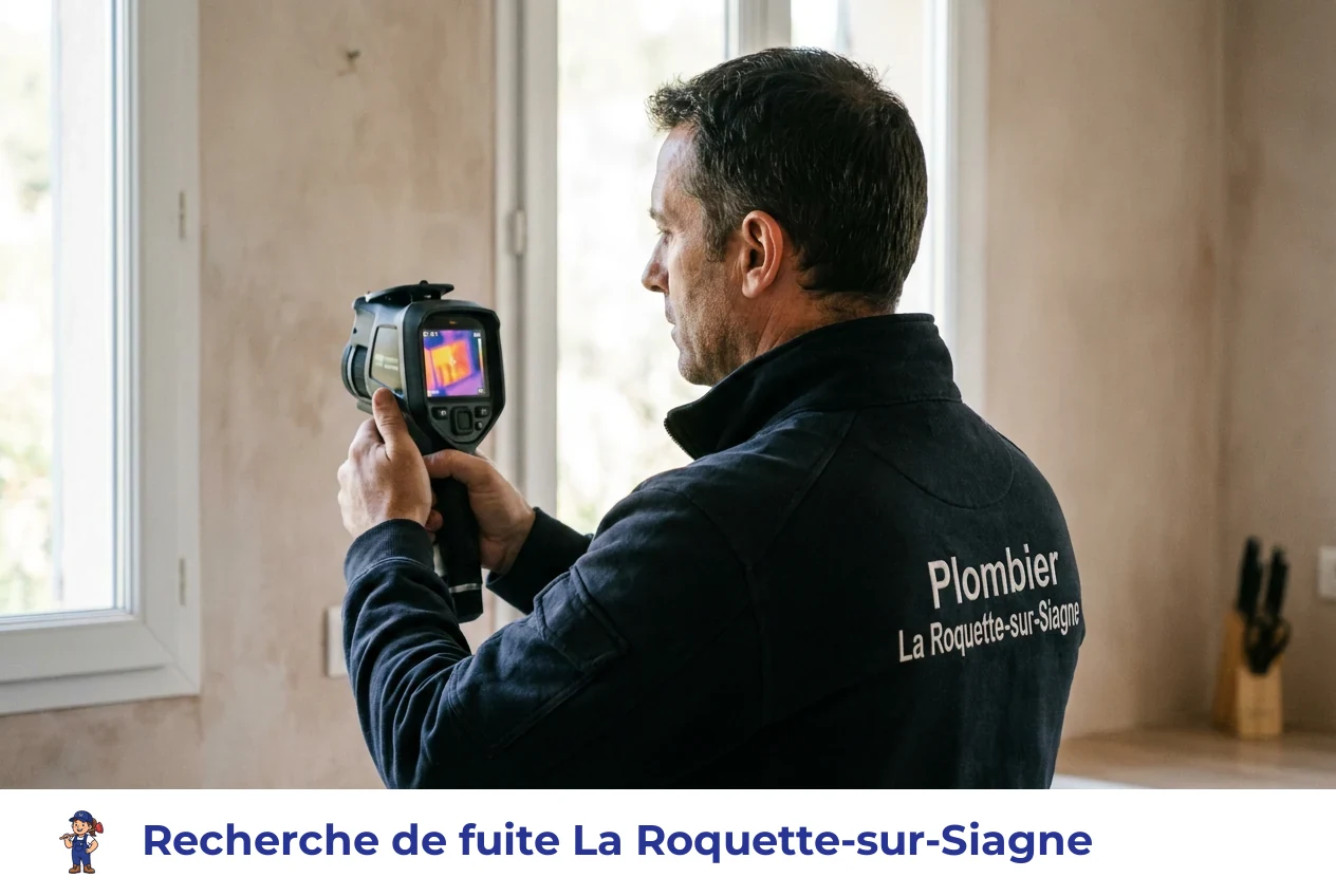 Recherche de fuite à La Roquette-sur-Siagne
