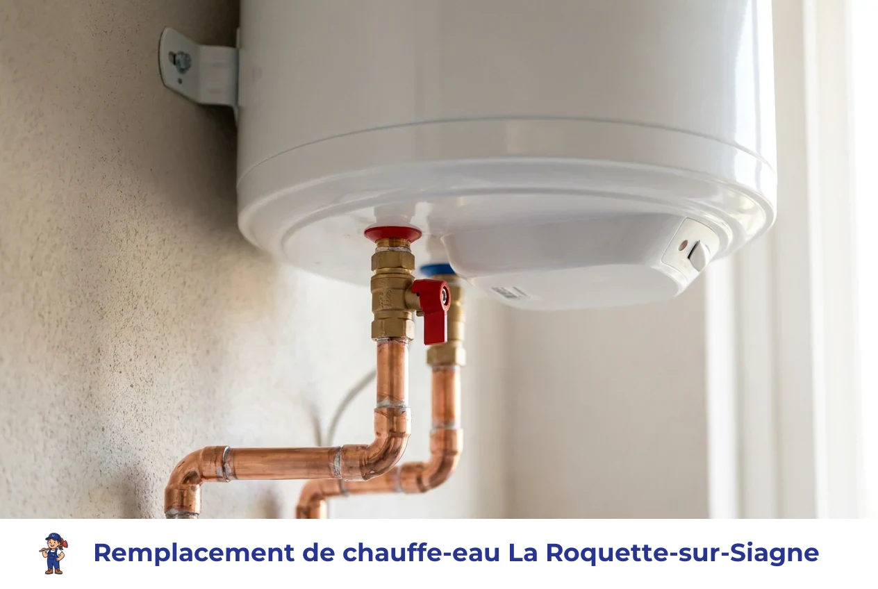 Remplacement de chauffe-eau à La Roquette-sur-Siagne