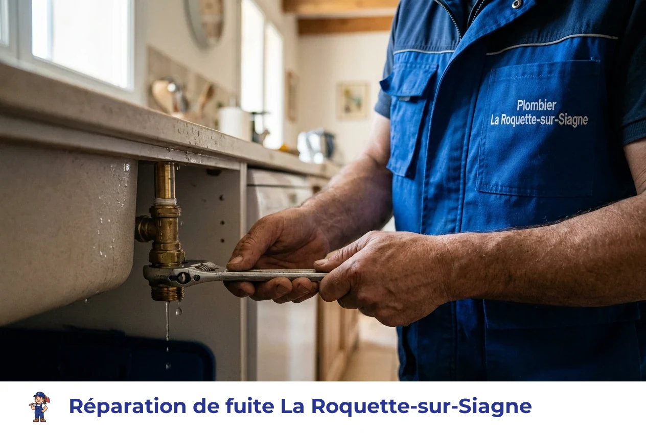 Réparation de fuite à La Roquette-sur-Siagne